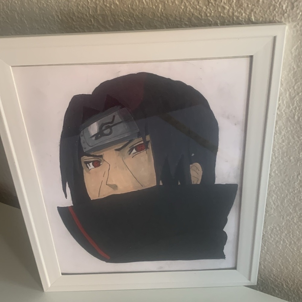 Itachi framed drawing - Picture 5 of 7